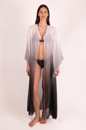 Grey Shades Kimono 1
