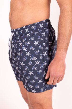 Man swim shorts with Turtles and Starfish 3