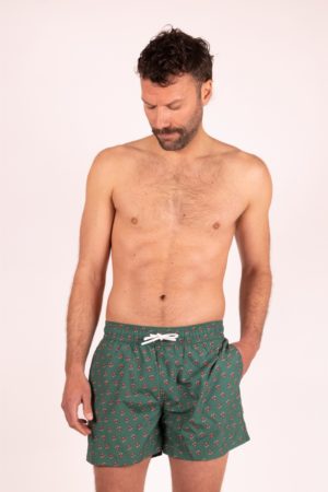 Man swim shorts with crab 2