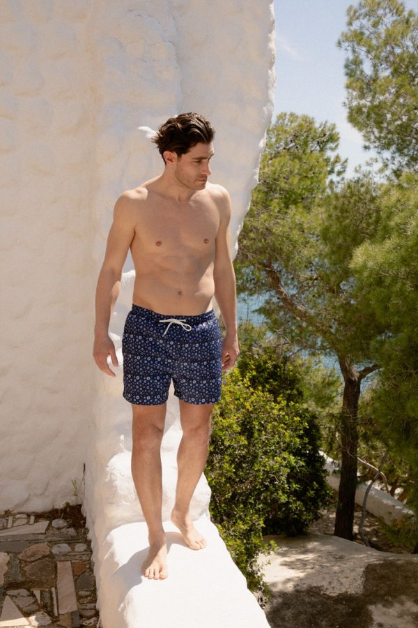 Man swim shorts Blue Mati 1