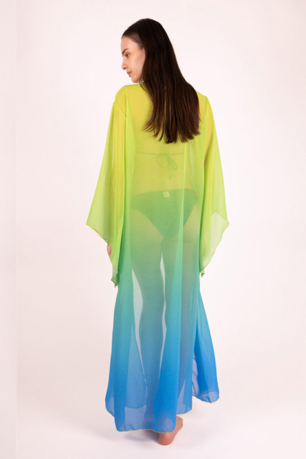 Green Shades Kimono 2
